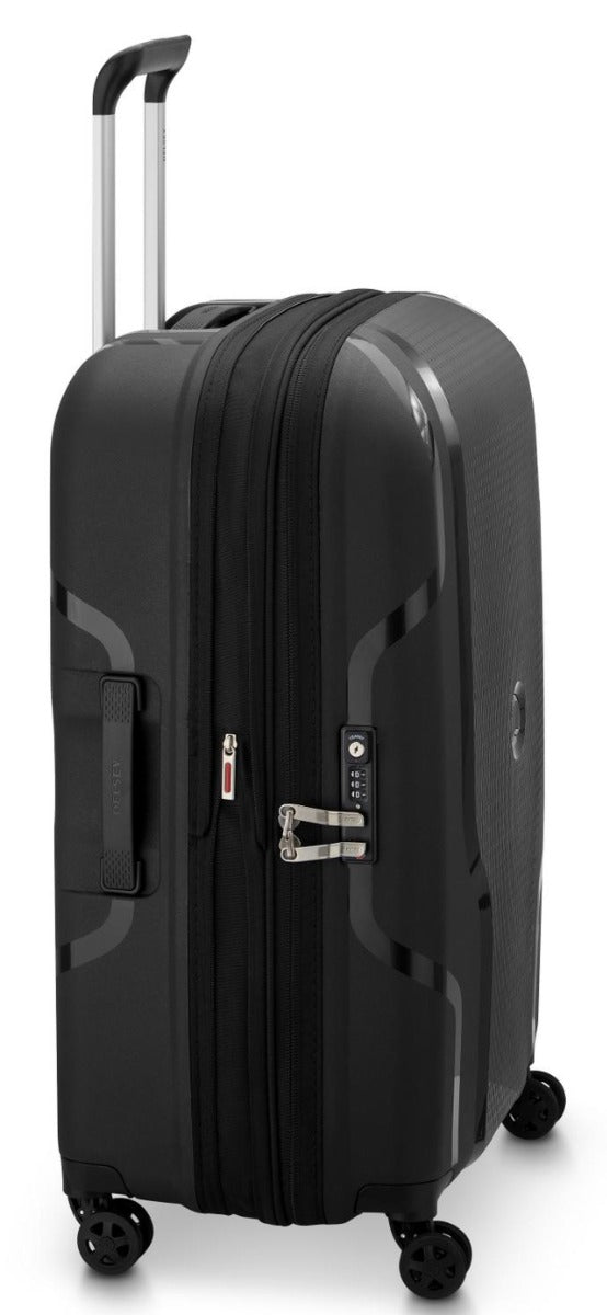 Delsey - 71cm Clavel Valise Trolley Ext 4Dr - Black - Wholesales Supply