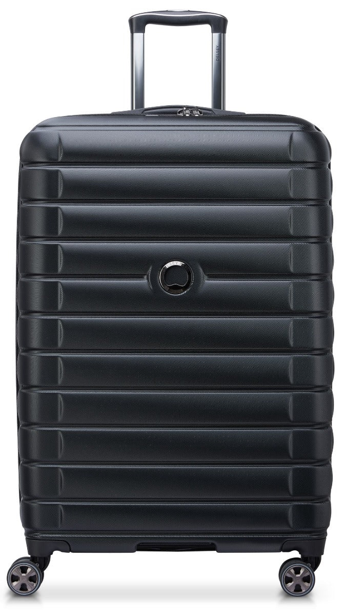 Delsey - 75cm Shadow 5.0 Val Trolley Ext 4Dr - Black - Wholesales Supply