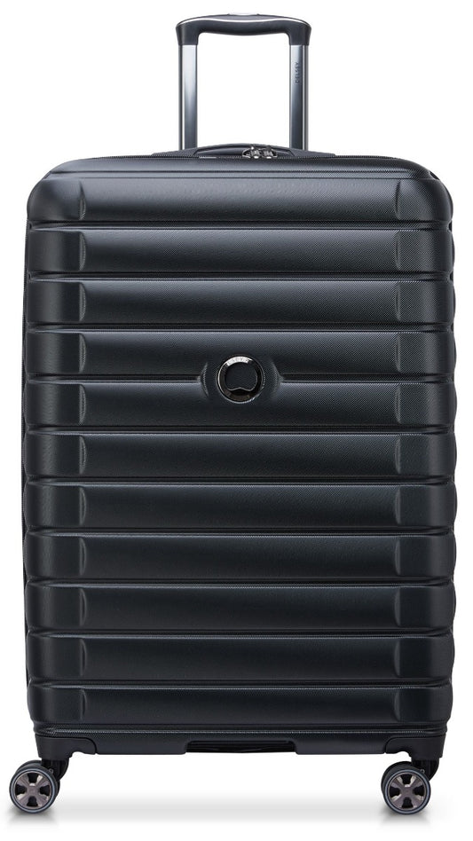 Delsey - 75cm Shadow 5.0 Val Trolley Ext 4Dr - Black - Wholesales Supply