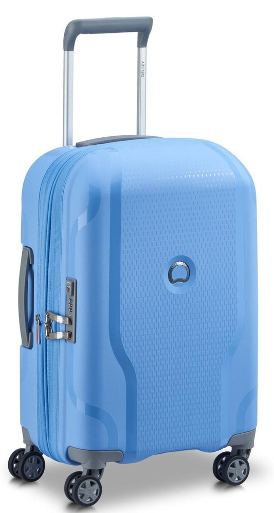 Delsey - 55cm Clavel Val Trolley Cabin Ex 4Dr - Lavender Blue - Wholesales Supply