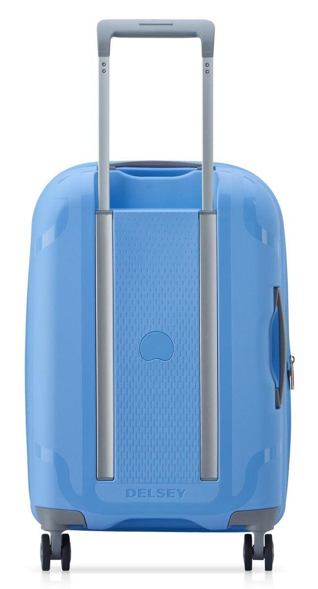 Delsey - 55cm Clavel Val Trolley Cabin Ex 4Dr - Lavender Blue - Wholesales Supply