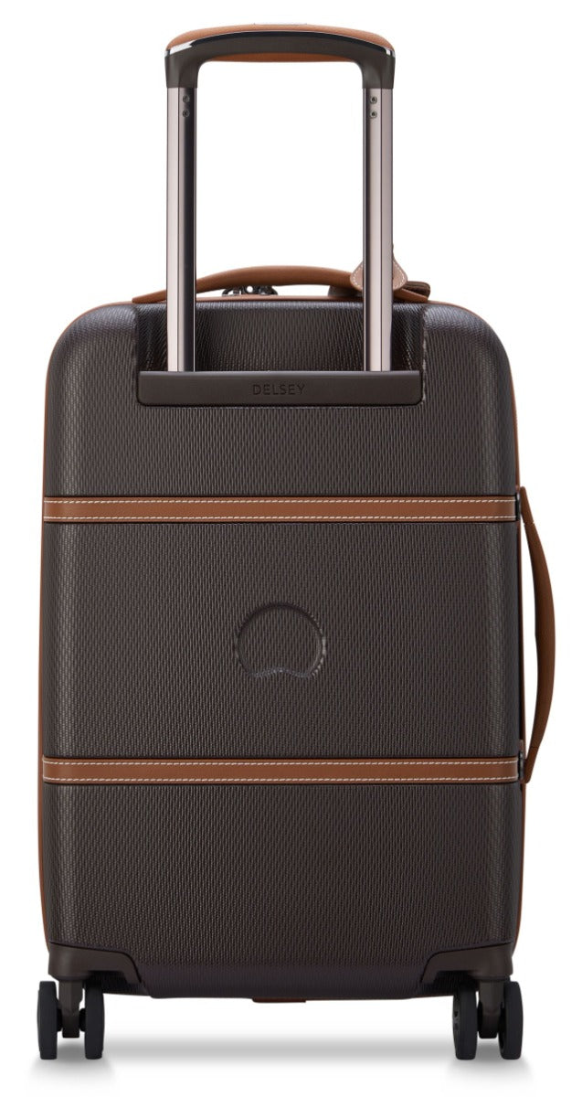Delsey - 55cm Chatelet Air 2.0 4 Double Wheel Cabin Trolley Case - Chocolate - Wholesales Supply