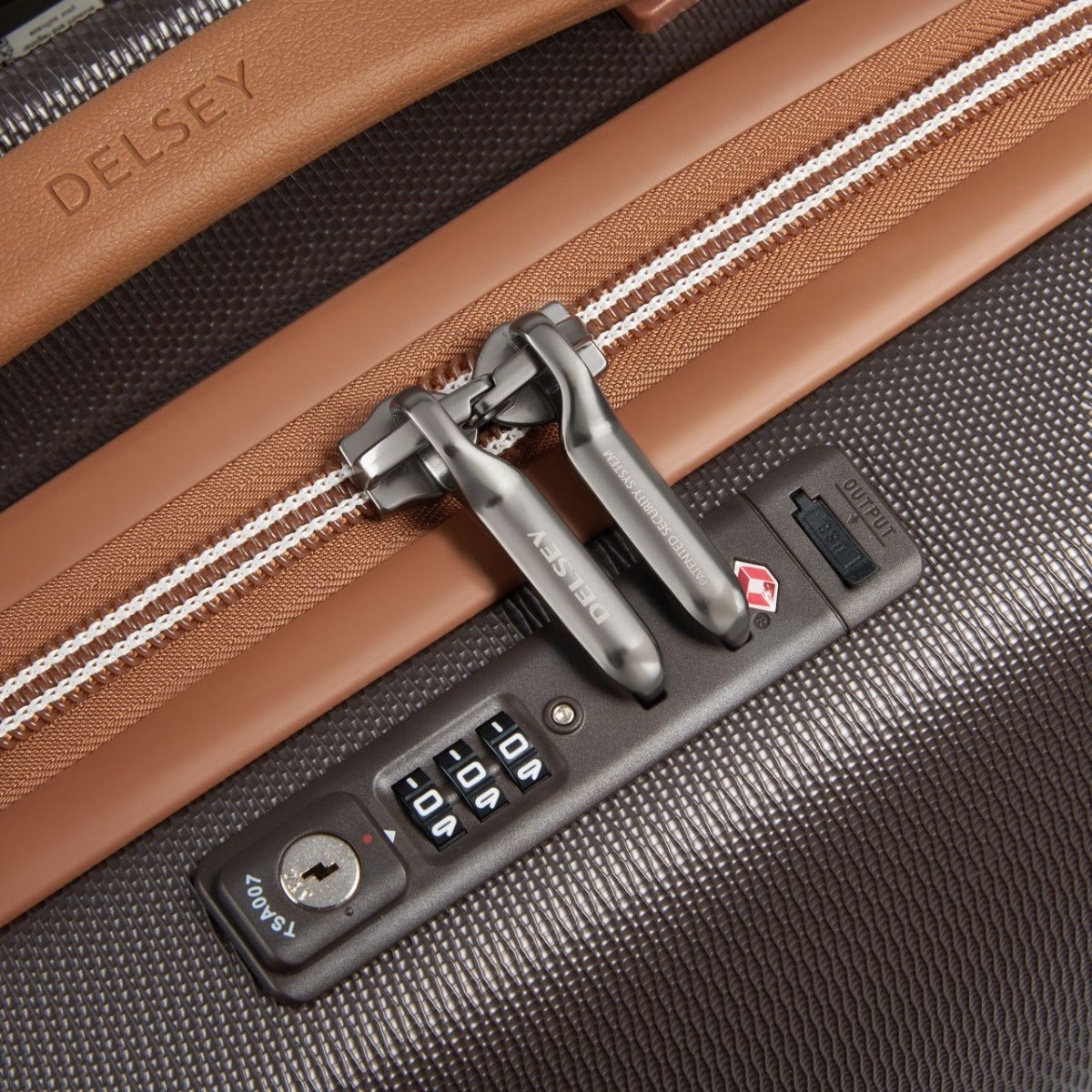 Delsey - 55cm Chatelet Air 2.0 4 Double Wheel Cabin Trolley Case - Chocolate - Wholesales Supply