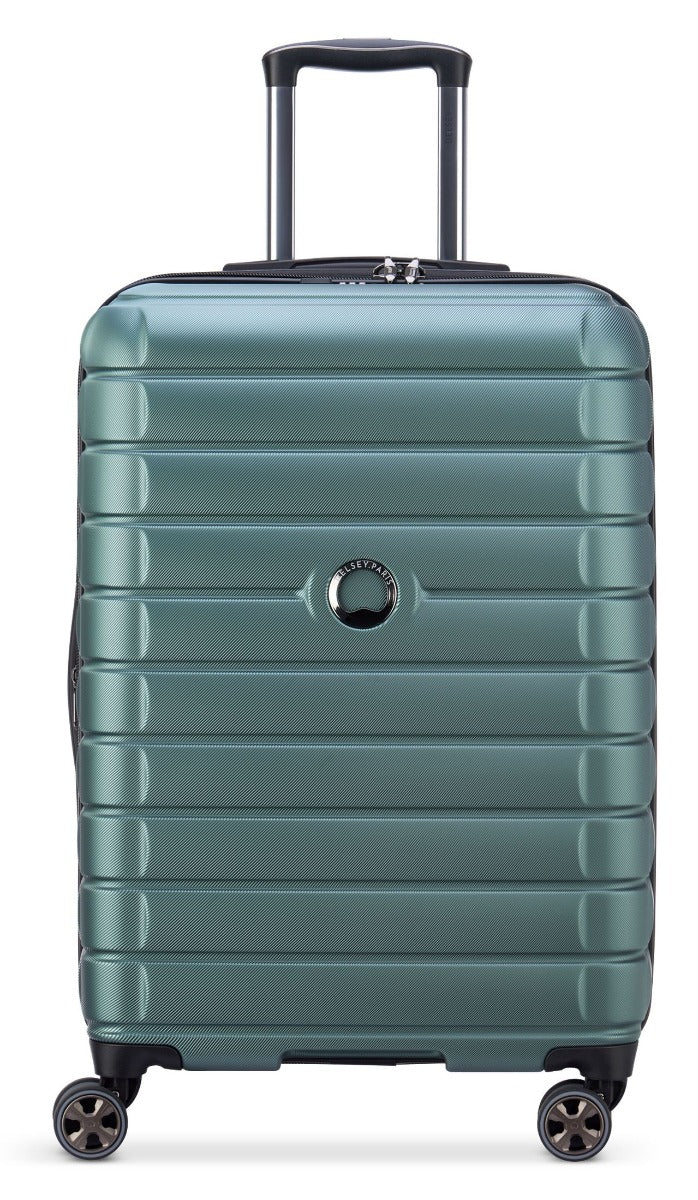 Delsey - 66cm Shadow 5.0 4Dbl Wheel Expand Trolley Case - Green - Wholesales Supply