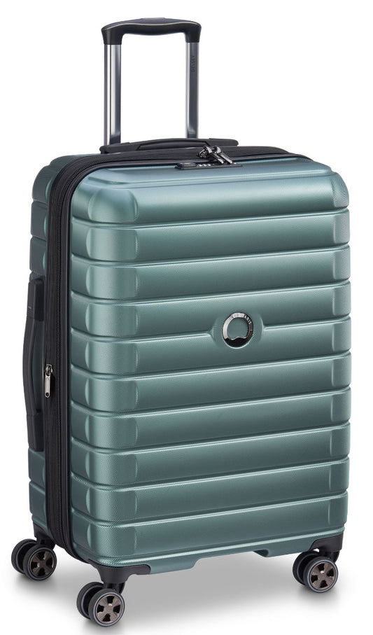 Delsey - 66cm Shadow 5.0 4Dbl Wheel Expand Trolley Case - Green - Wholesales Supply