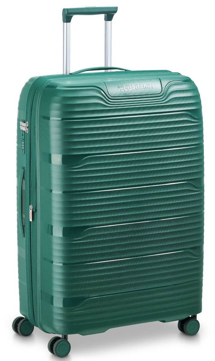Delsey - SECURITECH 76cm Dune Val Trolley Ext 4Dr - Green - Wholesales Supply