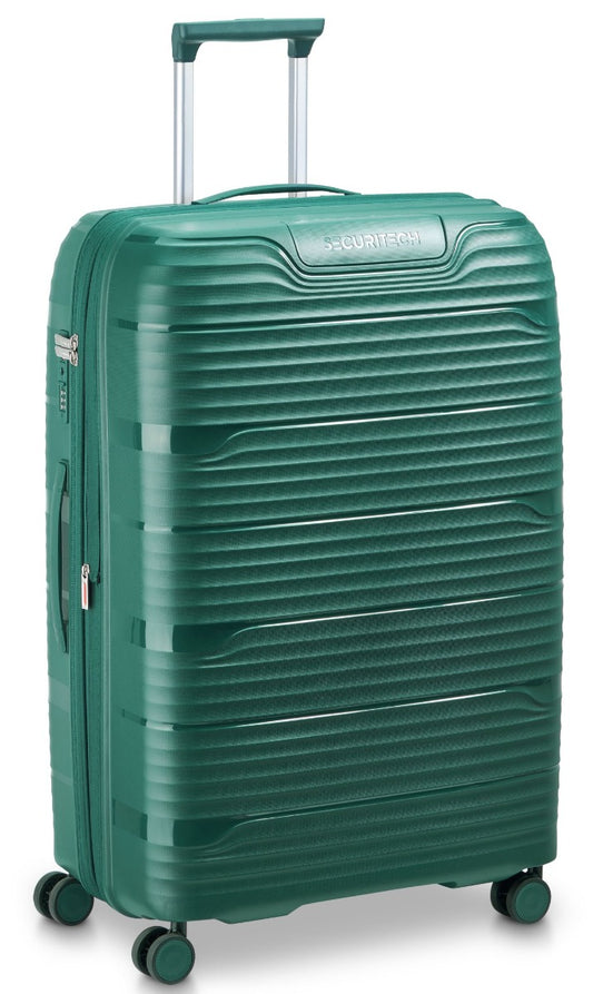 Delsey - SECURITECH 76cm Dune Val Trolley Ext 4Dr - Green - Wholesales Supply