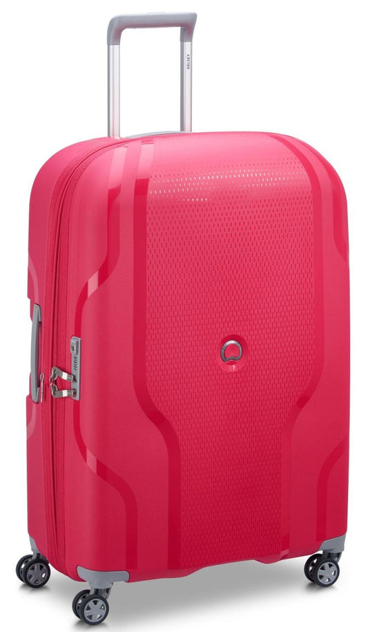 Delsey - 76cm Clavel Valise Trolley Ext 4Dr - Magenta - Wholesales Supply