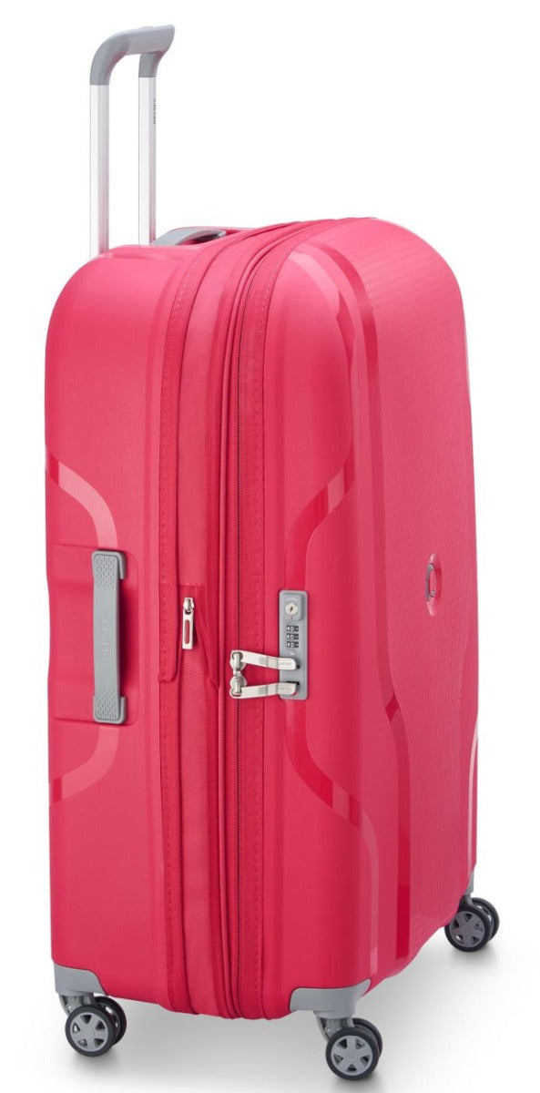Delsey - 76cm Clavel Valise Trolley Ext 4Dr - Magenta - Wholesales Supply