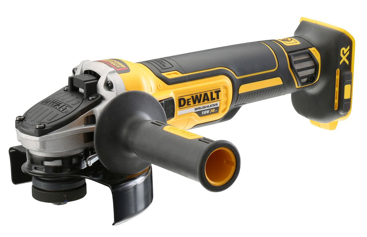 Dewalt - 18V XR Li-Ion Brushless 125mm Grinder (Slide Switch) - Bare Unit - Wholesales Supply