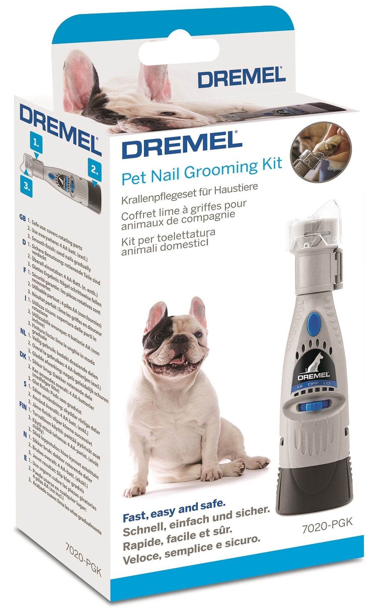 Dremel - 7020-PGK Cordless Pet Nail Grooming Kit - Wholesales Supply