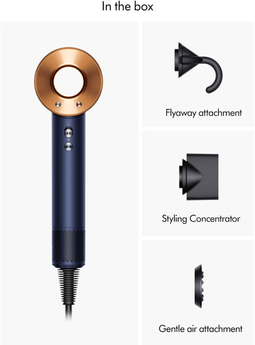 Dyson - Supersonic Hair Dryer Prussian Blue/Rich Copper 113297-01 - Wholesales Supply