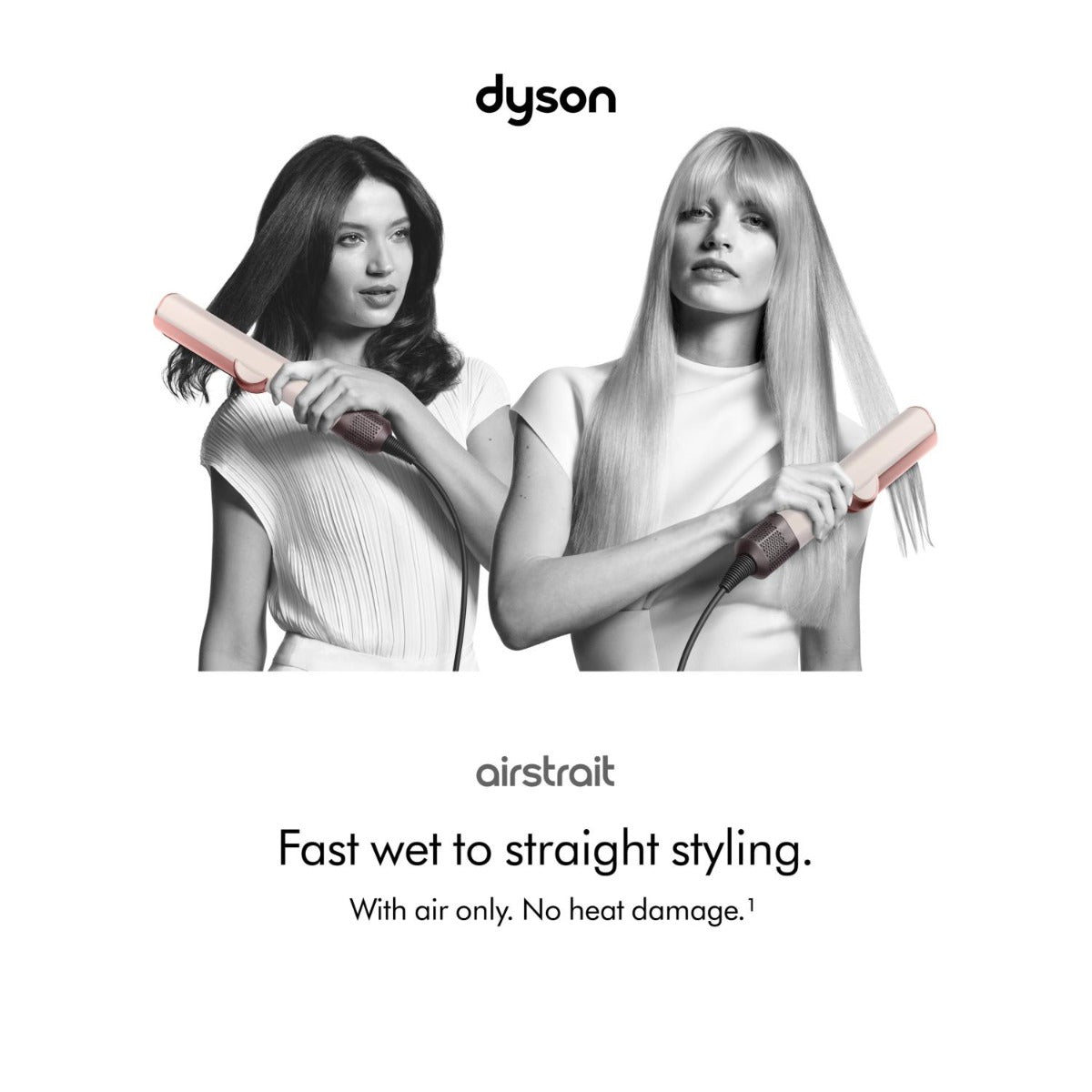 Dyson - Airstrait Hair Straightener Ceramic - Pink/Rose gold - 453965-01 - Wholesales Supply