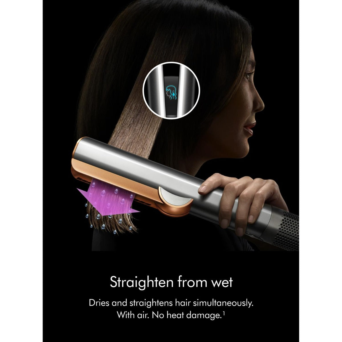 Dyson - Airstrait Hair Straightener Ceramic - Pink/Rose gold - 453965-01 - Wholesales Supply