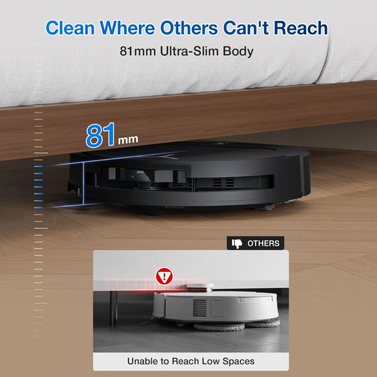 Ecovacs - Deebot T50 Pro Omni Robotic Vacuum & Mop - Black - Wholesales Supply