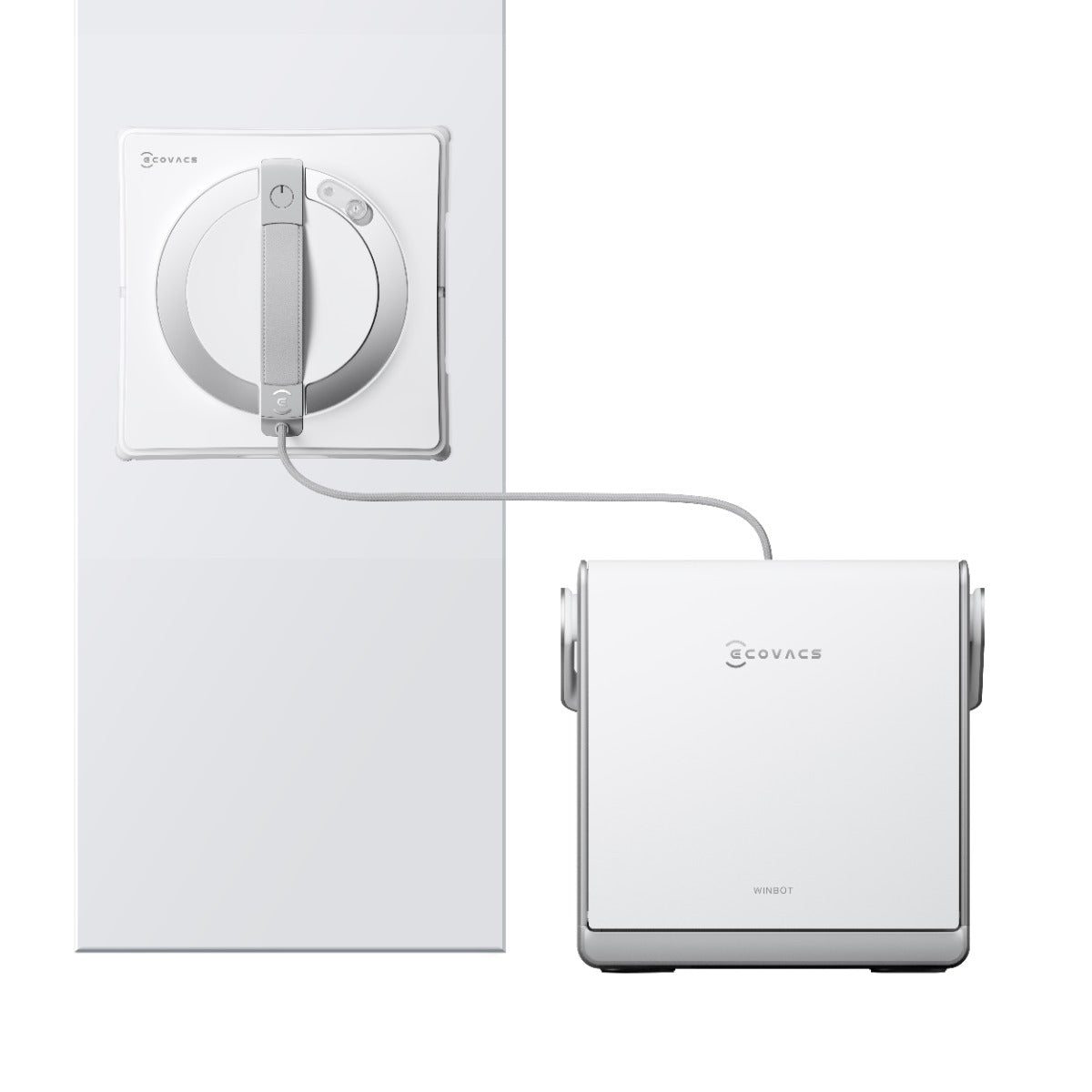 Ecovacs - Winbot W2 Pro Omni Window Cleaning Robot - White - Wholesales Supply