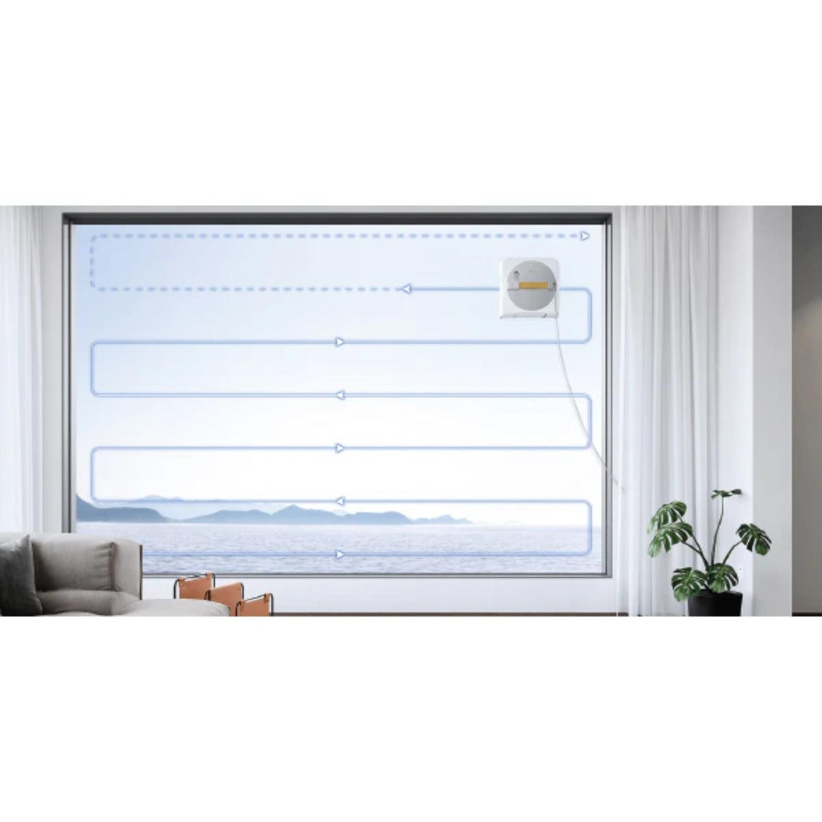 Ecovacs - Winbot W2 Pro Omni Window Cleaning Robot - White - Wholesales Supply