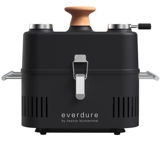 Everdure by Heston Blumenthal - CUBE 360 Portable Charcoal BBQ with Roasting Hood - Wholesales Supply