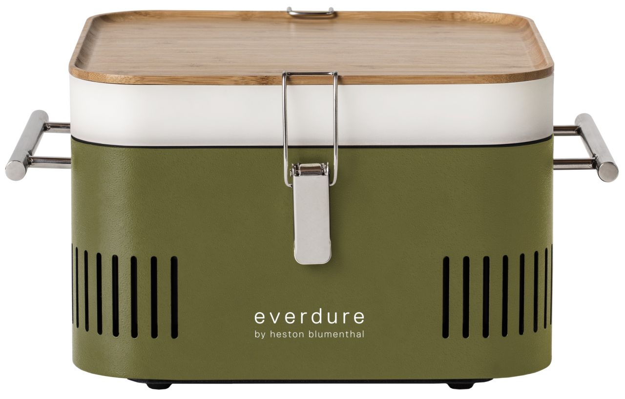 Everdure by Heston Blumenthal - Cube Charcoal Portable BBQ - Khaki - Wholesales Supply