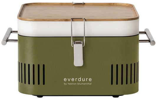 Everdure by Heston Blumenthal - Cube Charcoal Portable BBQ - Khaki - Wholesales Supply