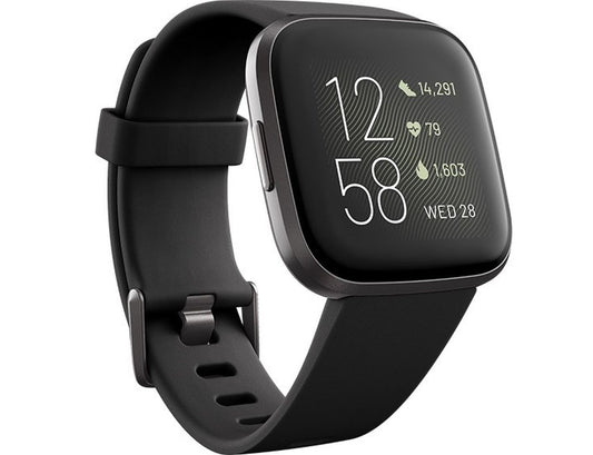 Fitbit - Versa 2 Fitness Watch - Black / Carbon - Wholesales Supply