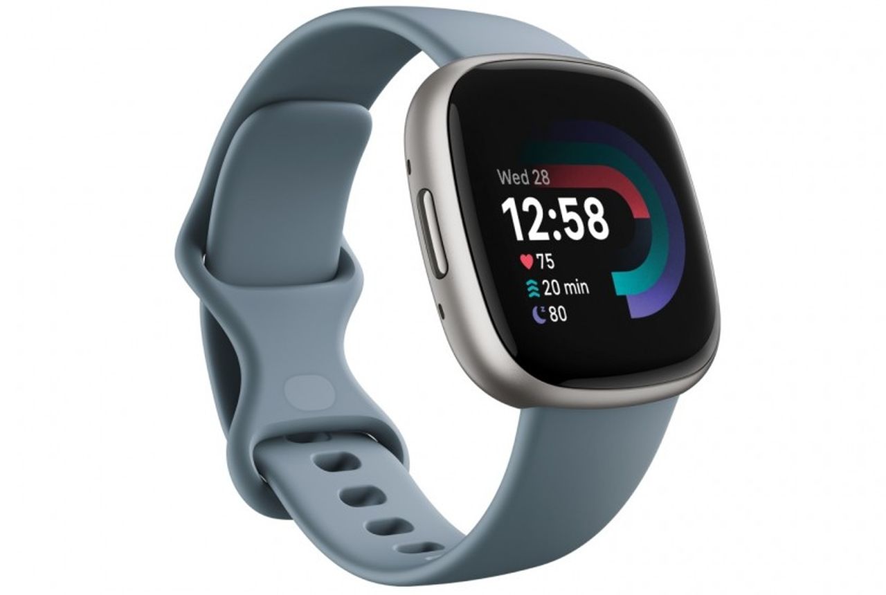 FitBit Versa4 Waterfall Blue/Platinum Aluminium - Wholesales Supply
