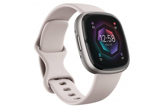 FitBit Sense 2 Lunar White/Platinum Aluminium - Wholesales Supply