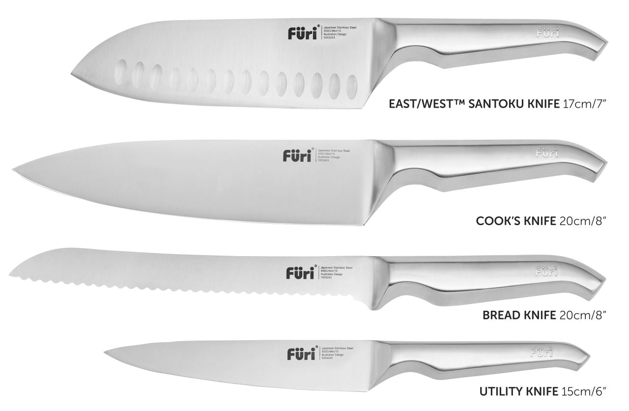 Furi - Pro Capsule Knife Block Set 5 Piece - Wholesales Supply