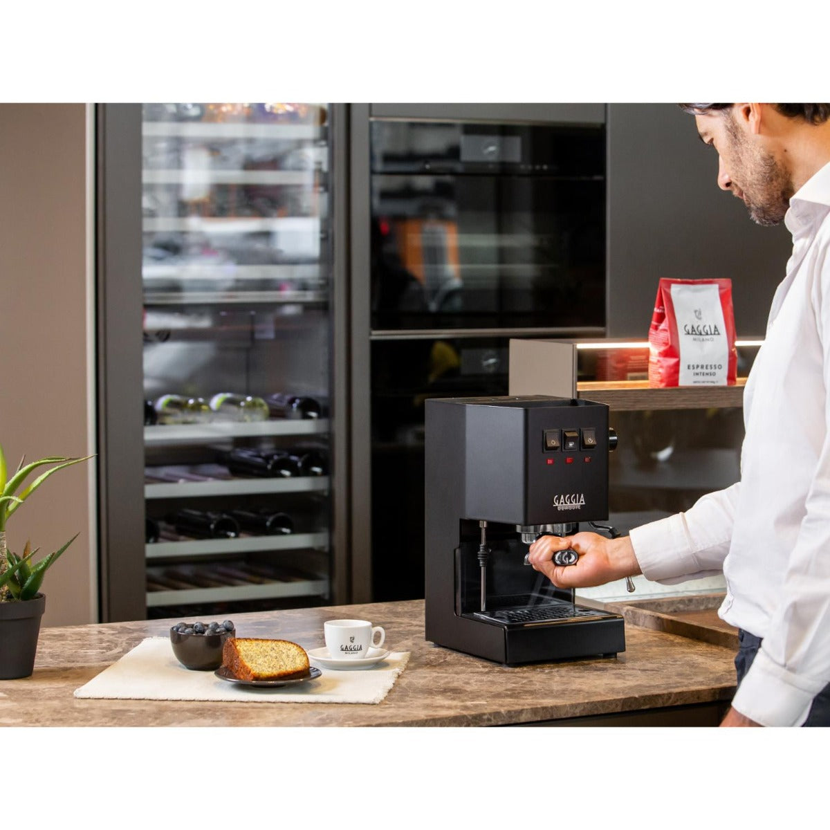 Gaggia - Classic E24 Manual Coffee Machine - Black - Wholesales Supply