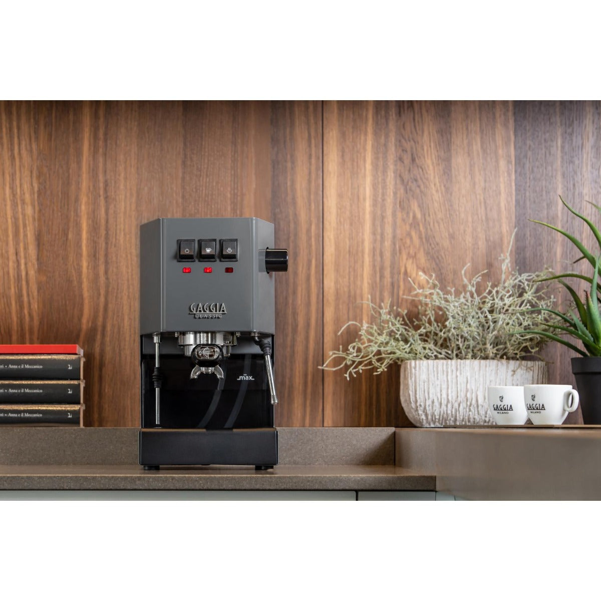 Gaggia - Classic E24 Manual Coffee Machine - Grey - Wholesales Supply