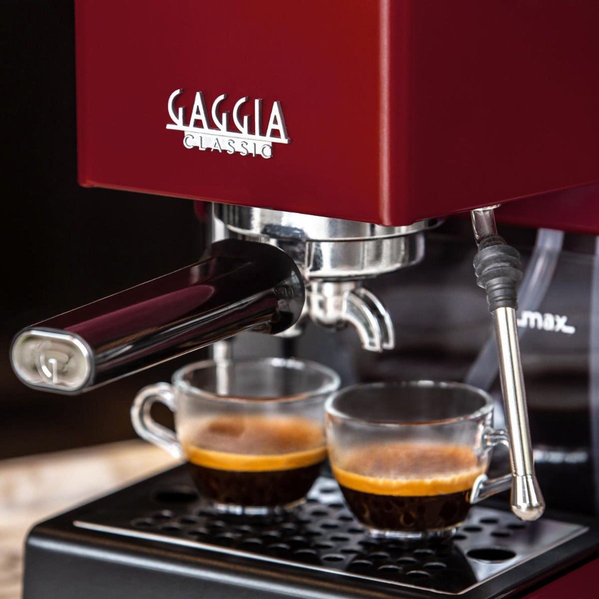 Gaggia - Classic E24 Manual Coffee Machine - Red - Wholesales Supply