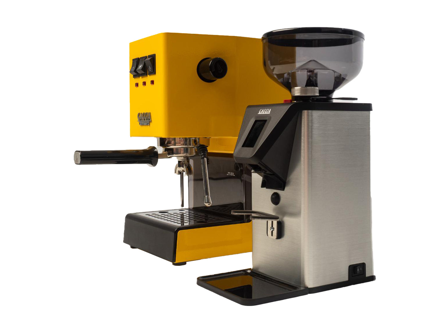 Gaggia - Classic E24 Manual Machine - Yellow RI9481/18 + Premium Grinder MDF55 - Wholesales Supply
