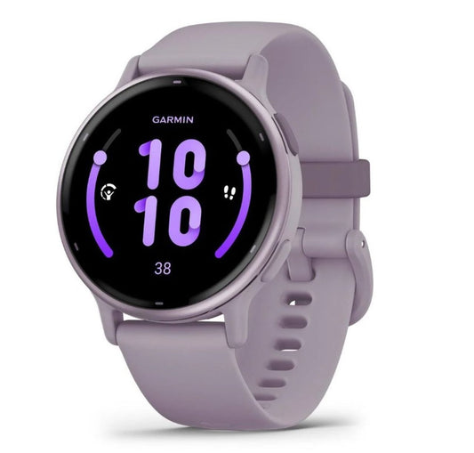 Garmin Vivoactive 5 Smart Watch - Metallic Orchid Bezel with Orchid Case and Silicone Band - Wholesales Supply