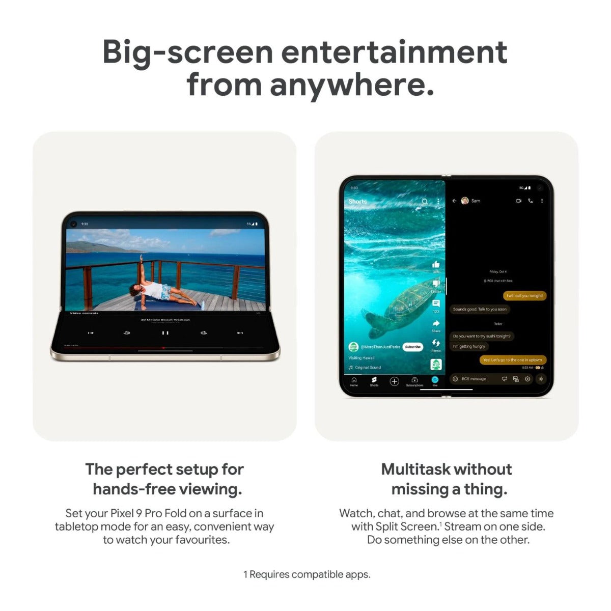 Google - Pixel 9 Pro Fold 256GB - Porcelain - Wholesales Supply