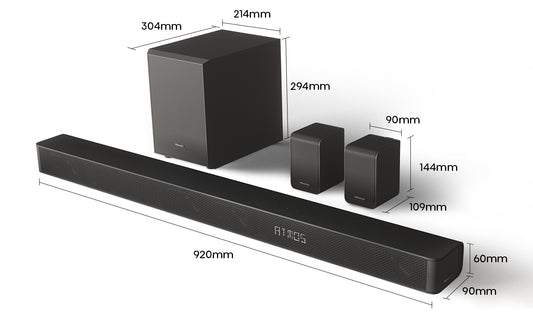 Hisense 5.1 Channel Soundbar with Wireless Subwoofer - Wholesales Supply