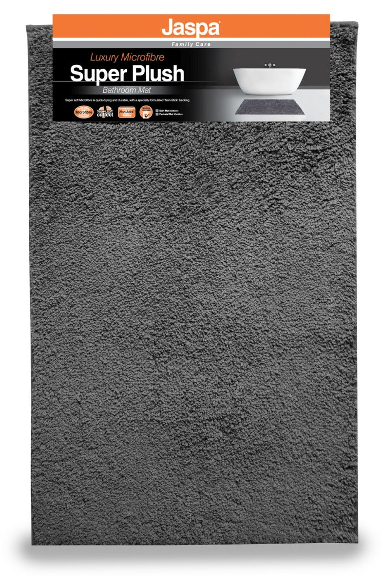 Jaspa - Superplush Bath Mat - Grey - Wholesales Supply