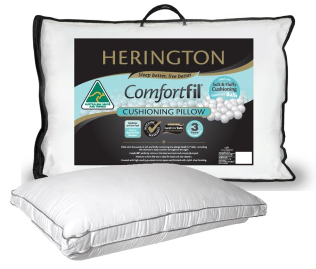 Herington - Comfortfil Pillow - Wholesales Supply