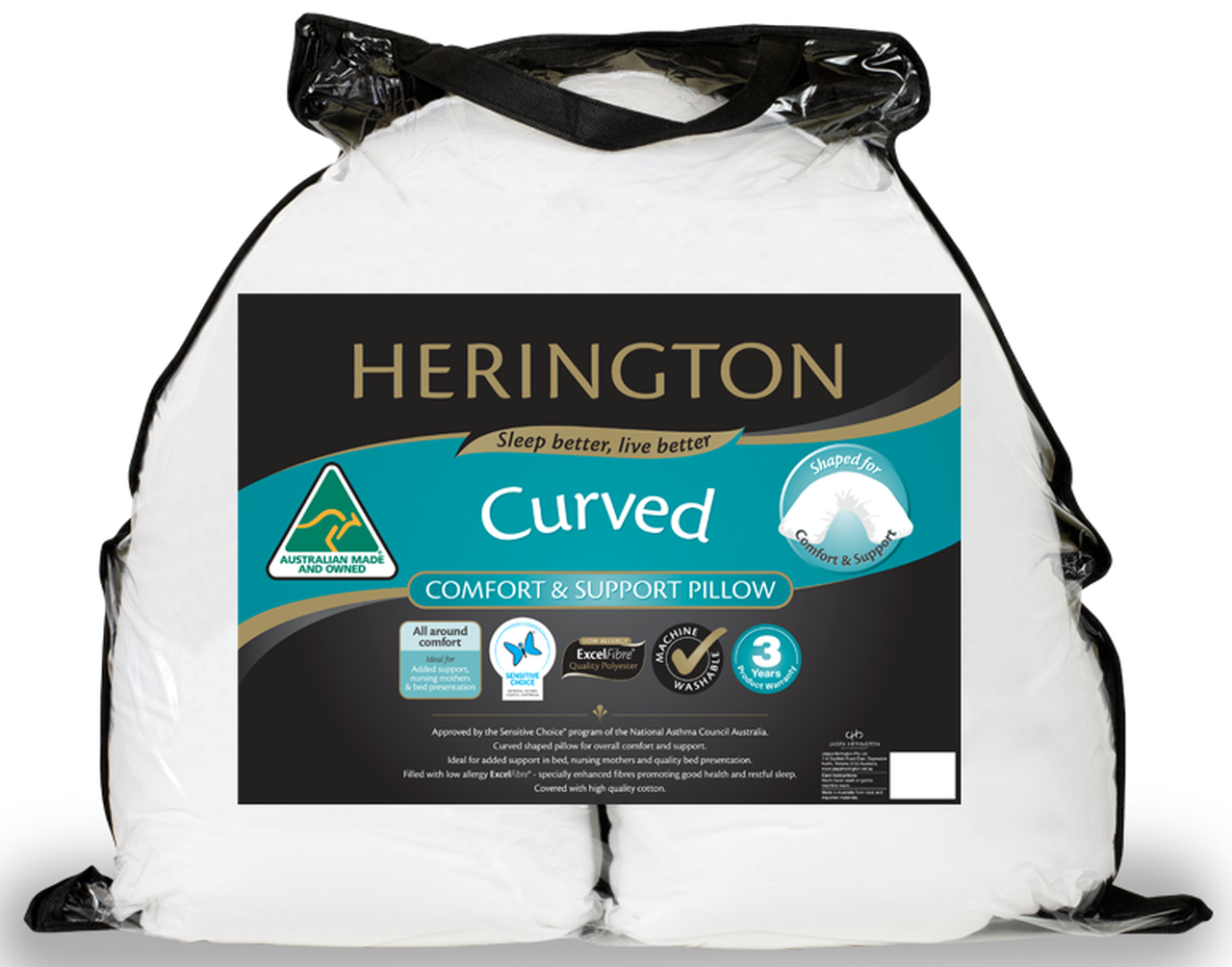 Herington - Curved Pillow - Wholesales Supply