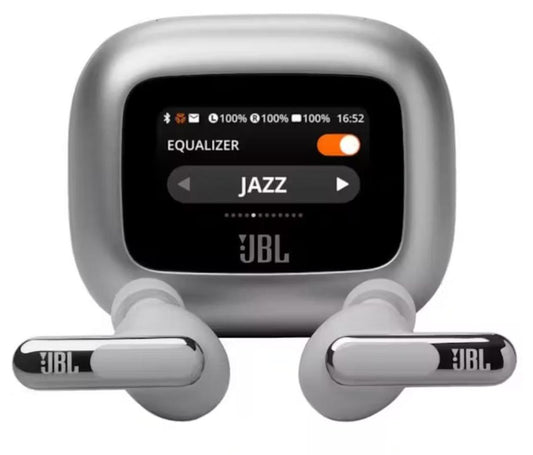 JBL - Live Beam 3 TWS ANC Headphones - Silver - Wholesales Supply