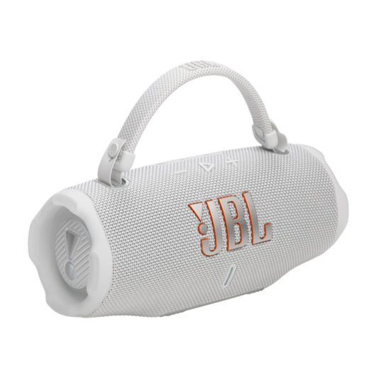 JBL - Charge 6 Bluetooth Speaker w Strap - White - Wholesales Supply