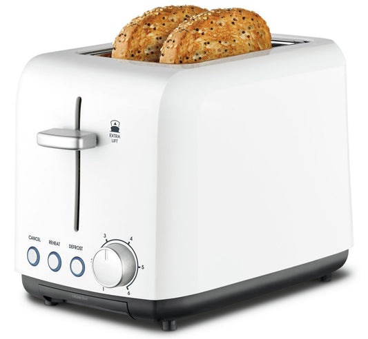 Kambrook - 2 Slice wide slot Toaster - White - Wholesales Supply