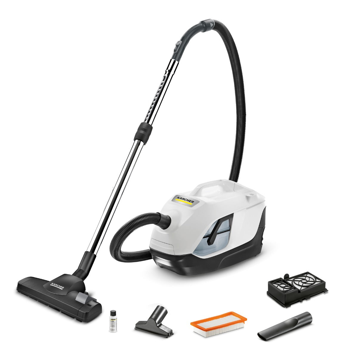 Karcher - DS6 Bagless Water Filter Vacuum Cleaner - White - Wholesales Supply