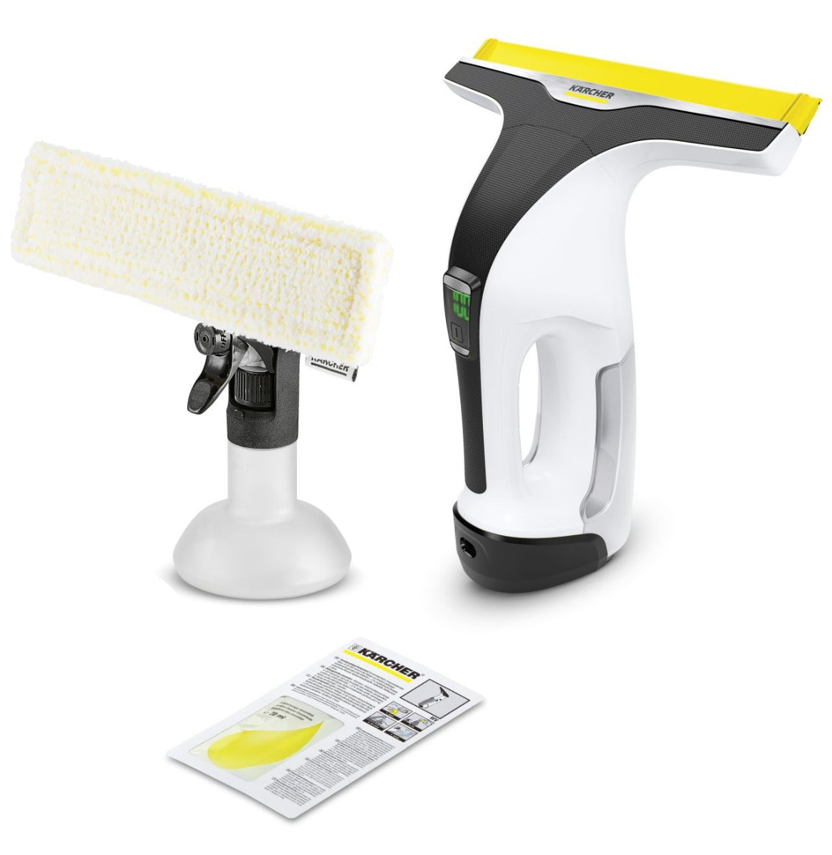Karcher - WV 6 Plus Window Handheld Vacuum Cleaner - White - Wholesales Supply