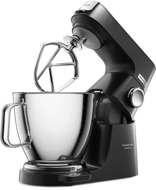 Kenwood - Titanium Chef Baker XL Benchtop Mixer - Black - Wholesales Supply