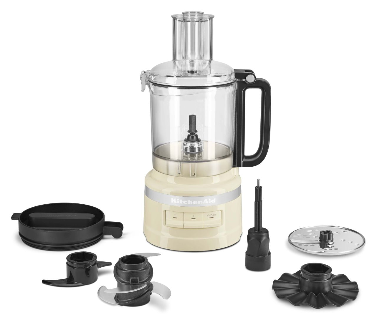 KitchenAid - 9 Cup/2.1L Food Processor - Almond Cream - Wholesales Supply