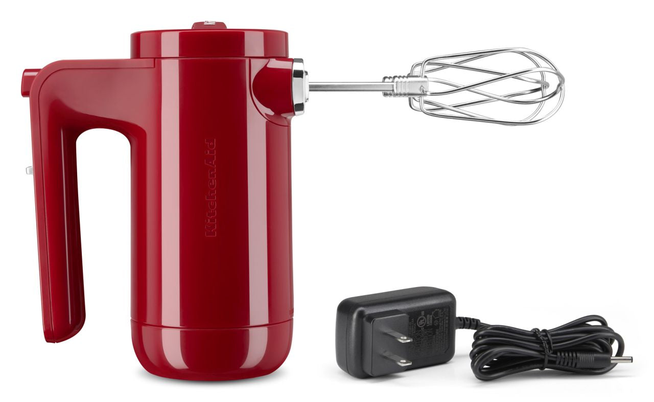 KitchenAid - Cordless Hand Held Mixer - Empire Red - Wholesales Supply