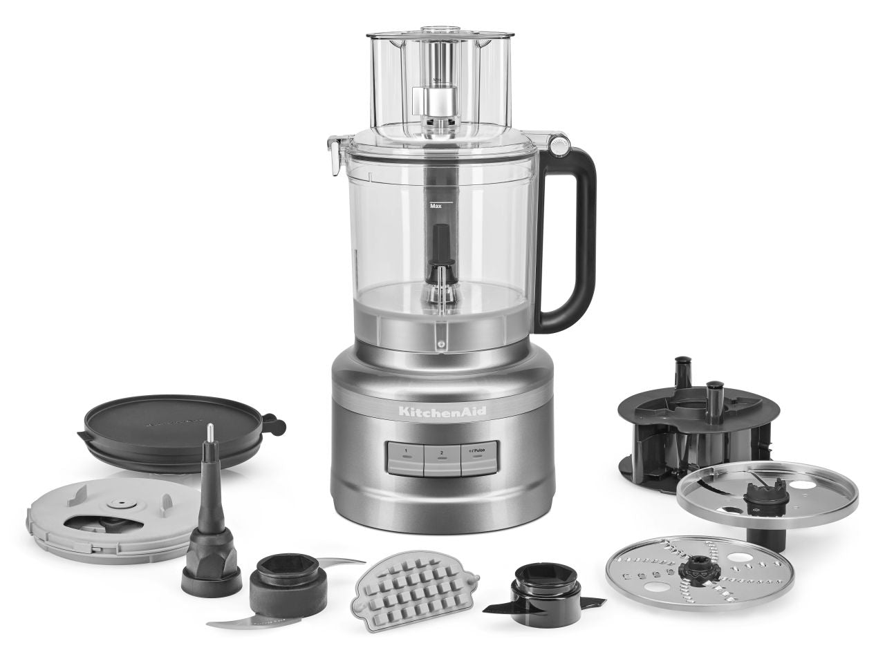 KitchenAid - Artisan Food Processor - Contour Silver - Wholesales Supply