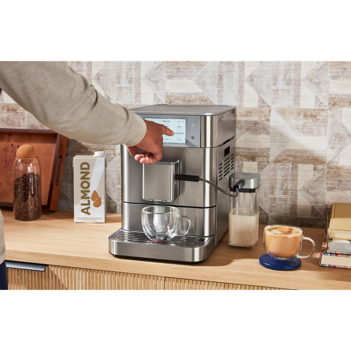KitchenAid - KF8 Fully Automatic Espresso Machine - Stainless Steel - Wholesales Supply