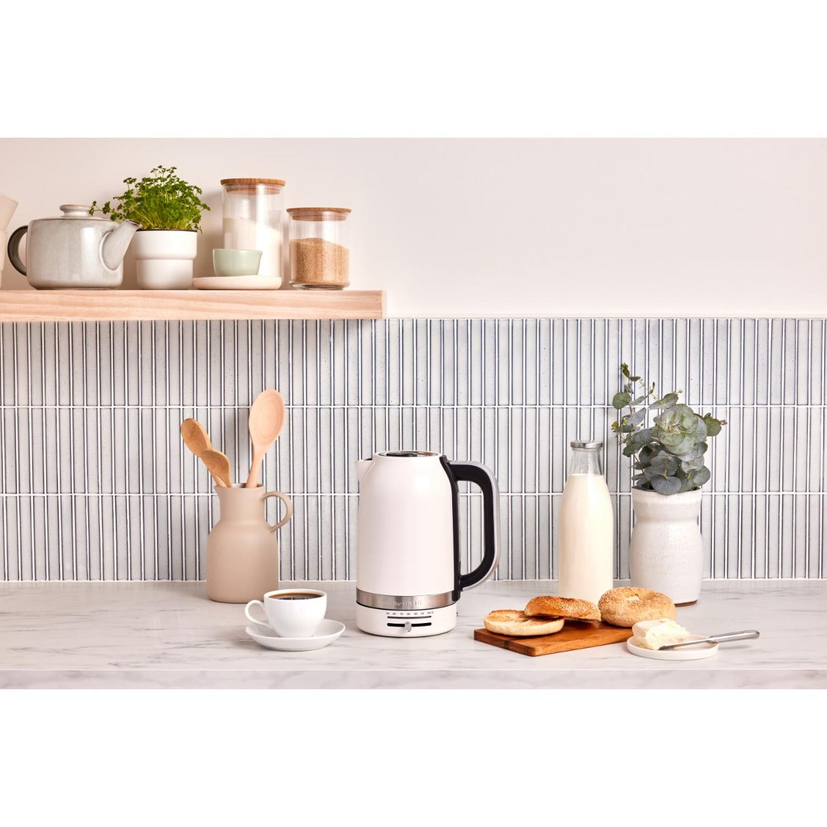 KitchenAid - 1.7L Core Kettle - Porcelain White - Wholesales Supply