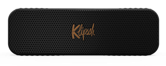 Klipsch - Detroit Portable Bluetooth Speaker 2 x 15 Watts RMS 20 Hr Battery - Black - Wholesales Supply